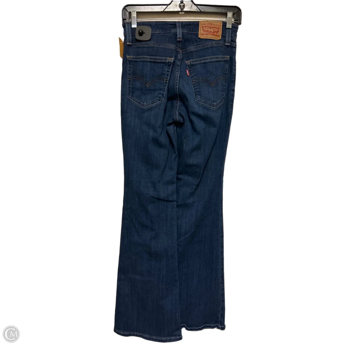 Jeans Flared By Levis In Blue Denim, Size: 4