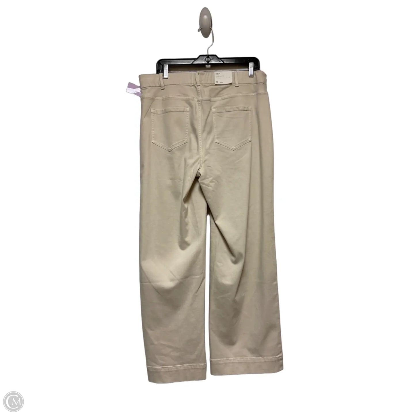 Jeans Wide Leg By J. Jill In Tan, Size: 16