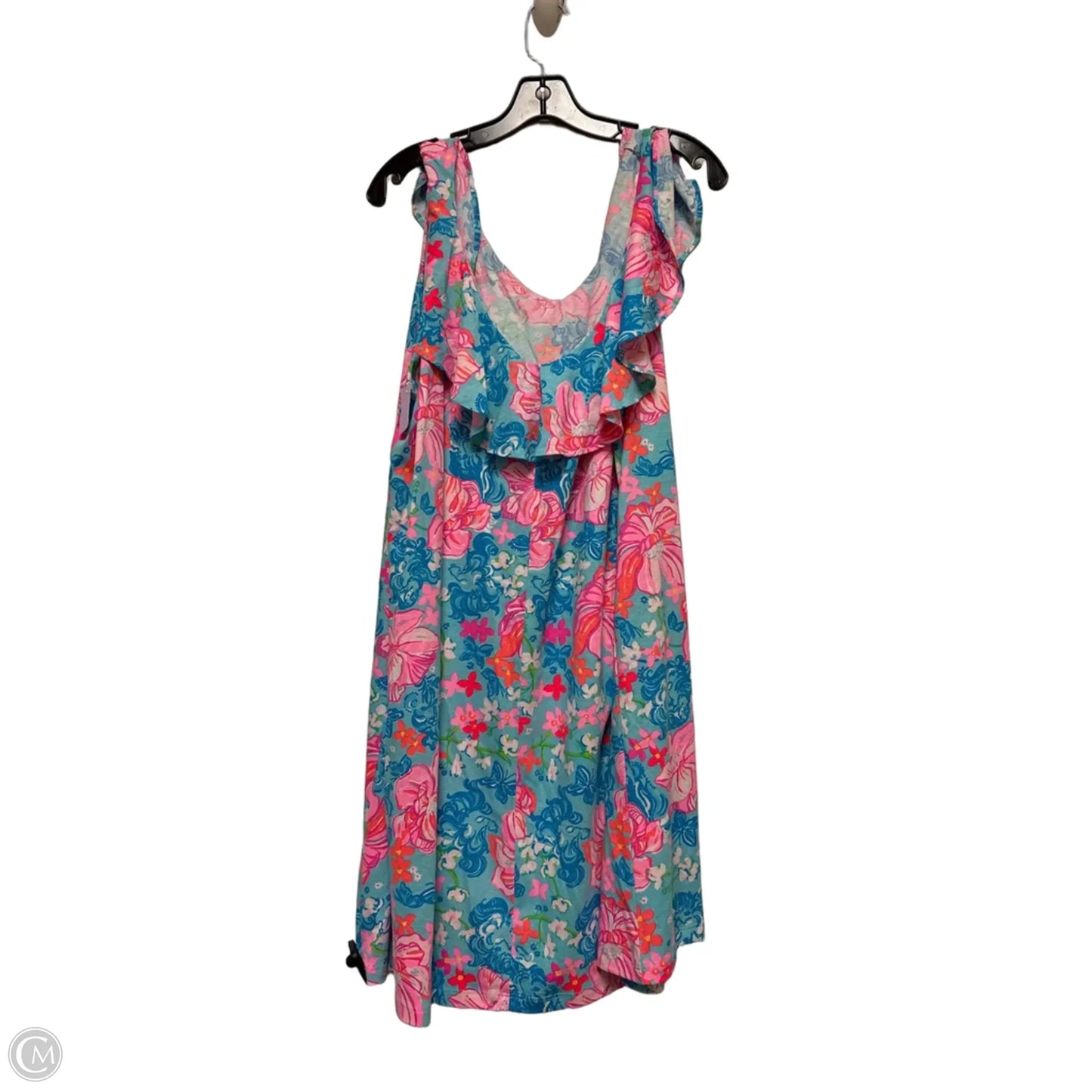 Dress Designer By Lilly Pulitzer In Floral Print, Size: 2x