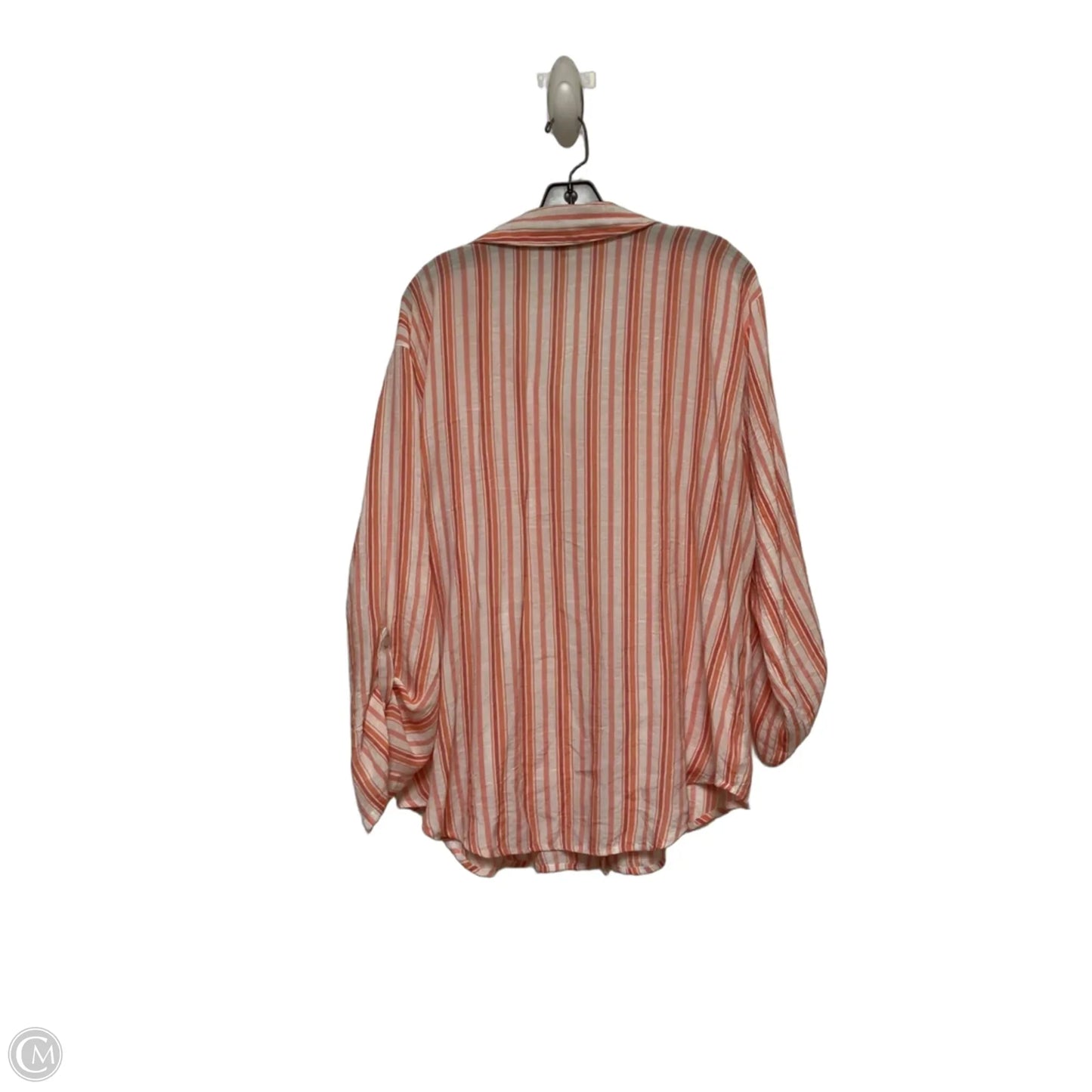 Top Long Sleeve By Clothes Mentor In Striped Pattern, Size: Xl