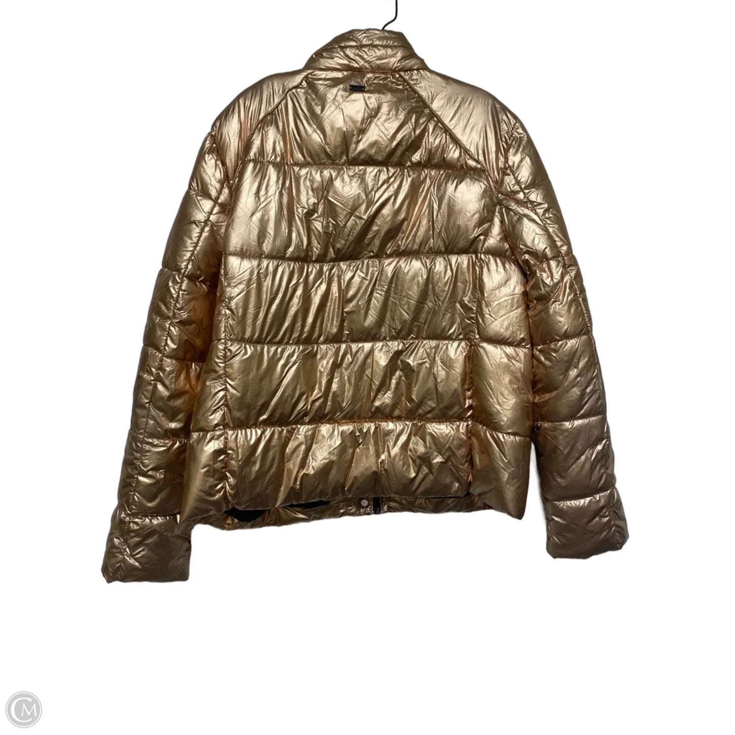 Jacket Puffer & Quilted By Marc New York In Rose Gold, Size: L