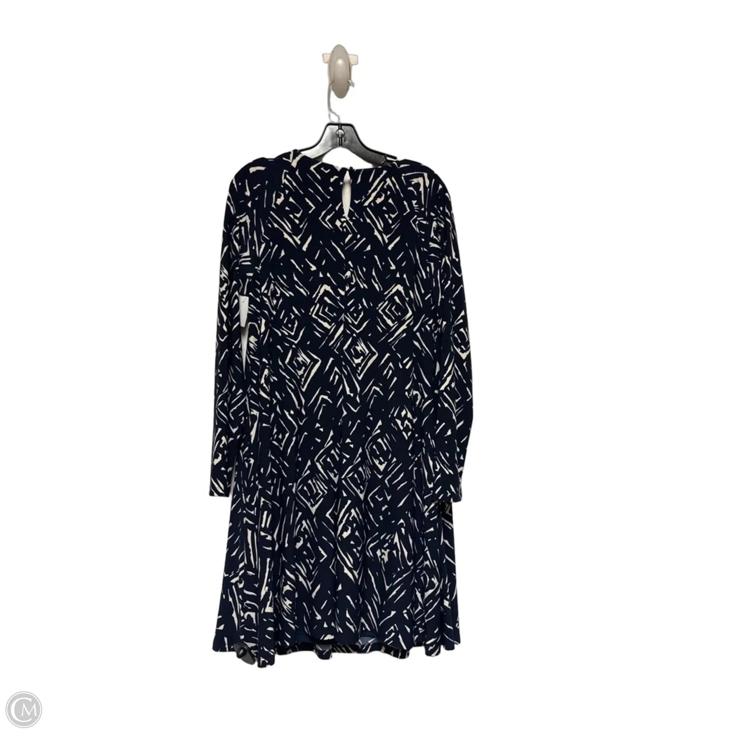 Dress Casual Short By Lauren By Ralph Lauren In Blue & White, Size: L