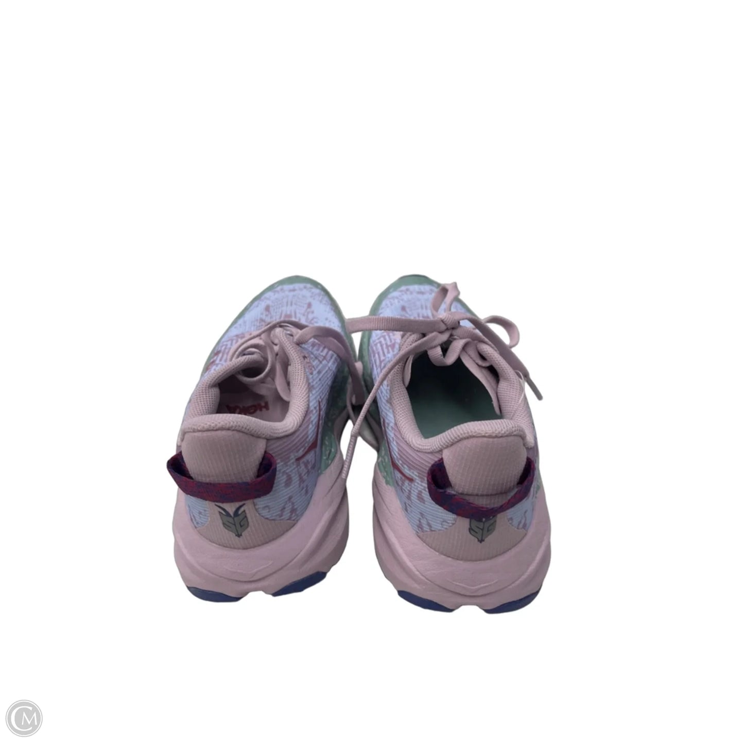 Shoes Athletic By Hoka In Green & Purple, Size: 6