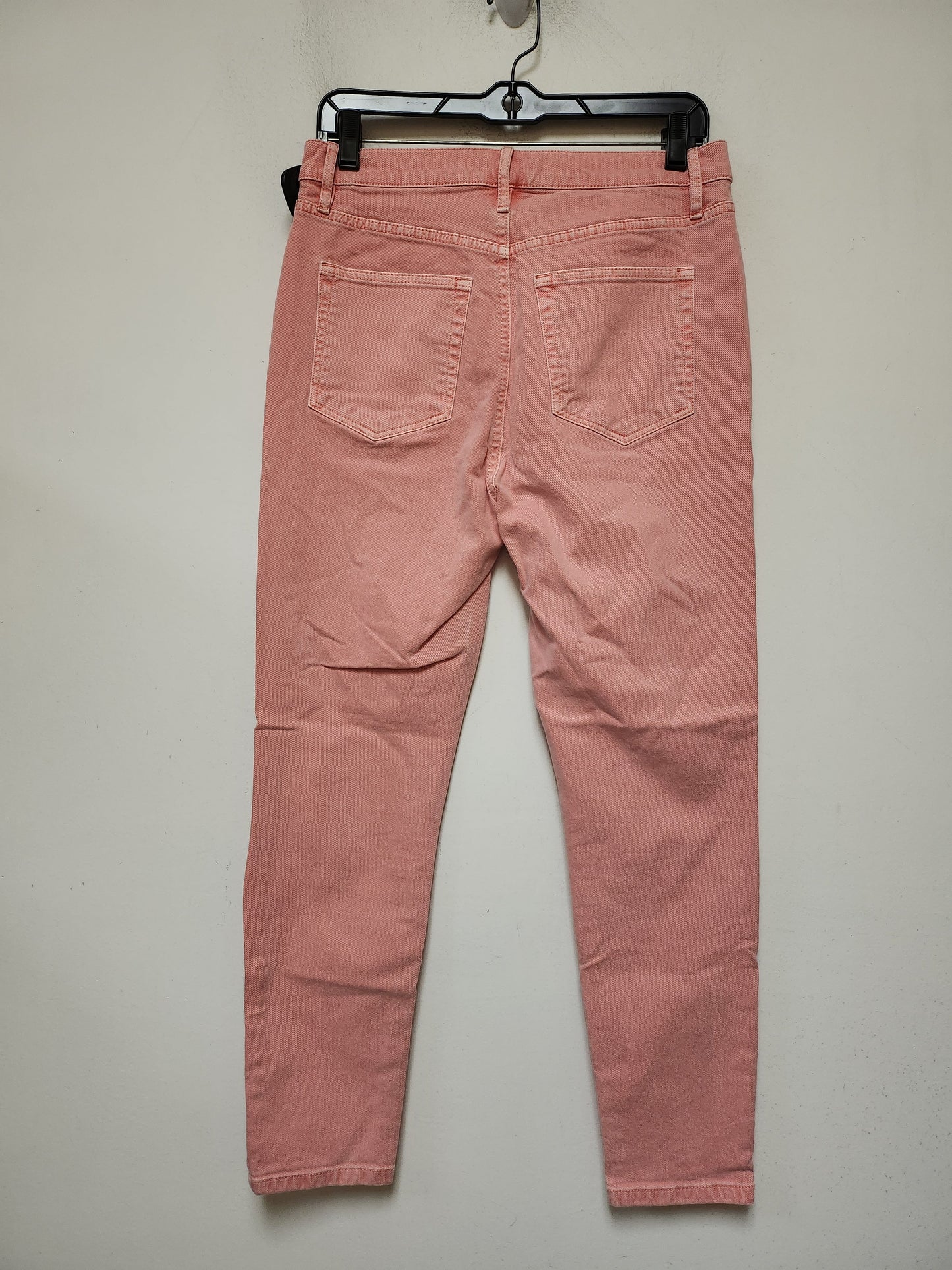 Jeans Skinny By Loft In Coral, Size: 6