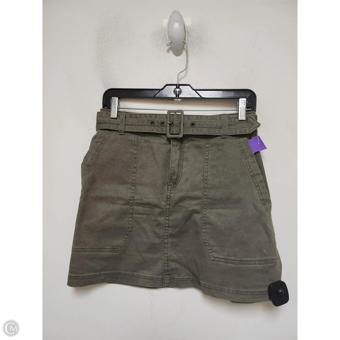 Skirt Mini & Short By Abercrombie And Fitch In Green, Size: 4