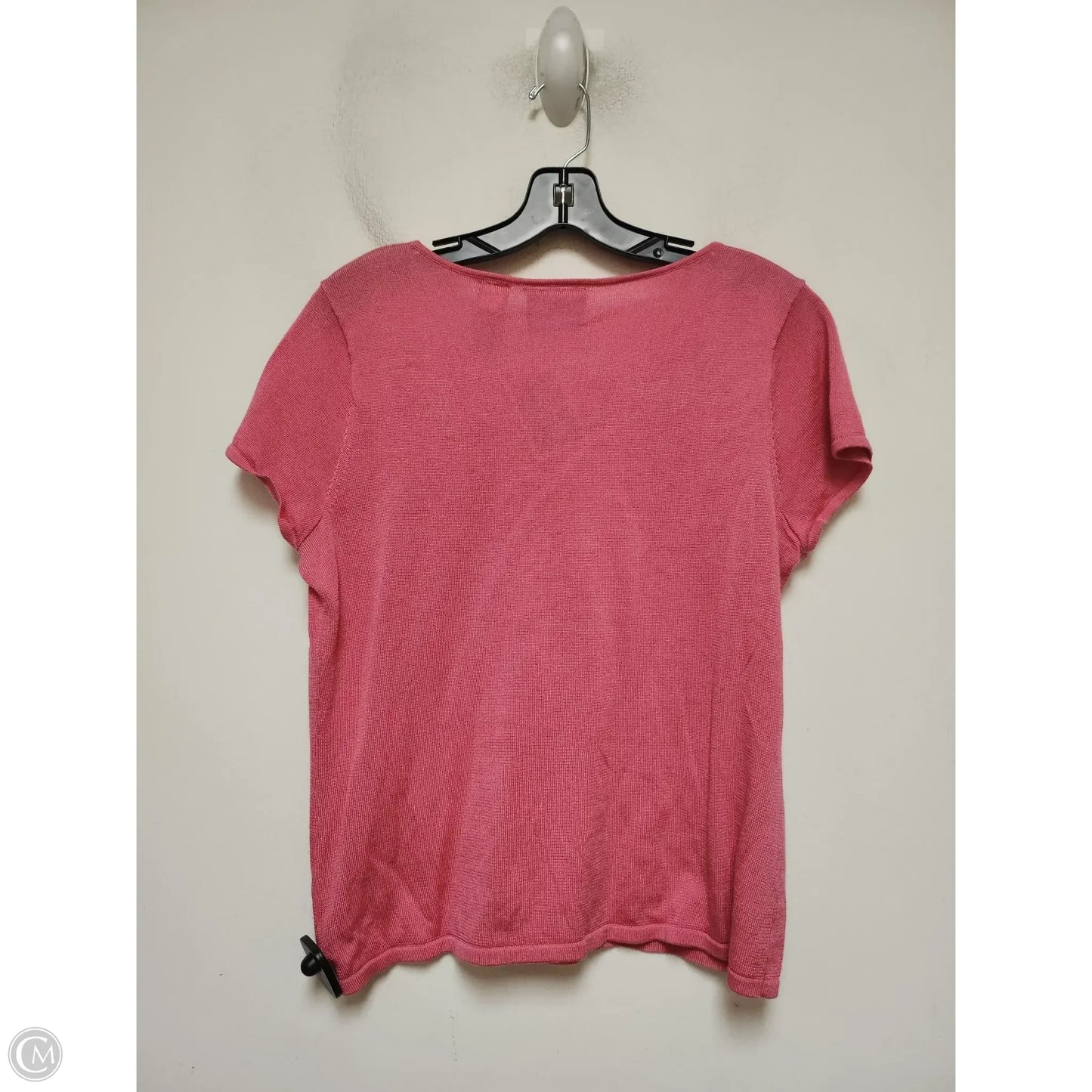 Top Short Sleeve By J H Collectibles In Pink, Size: M