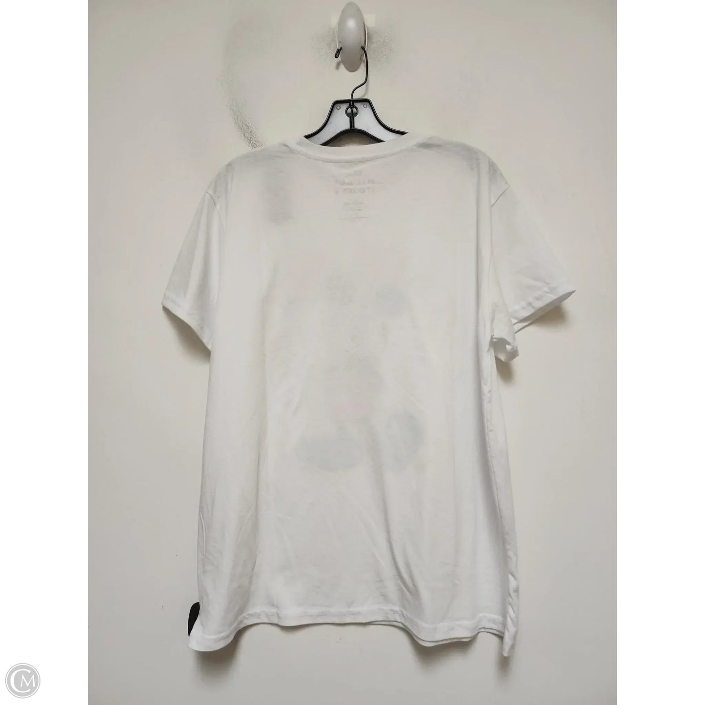Top Short Sleeve Basic By Walt Disney In White, Size: Xxl