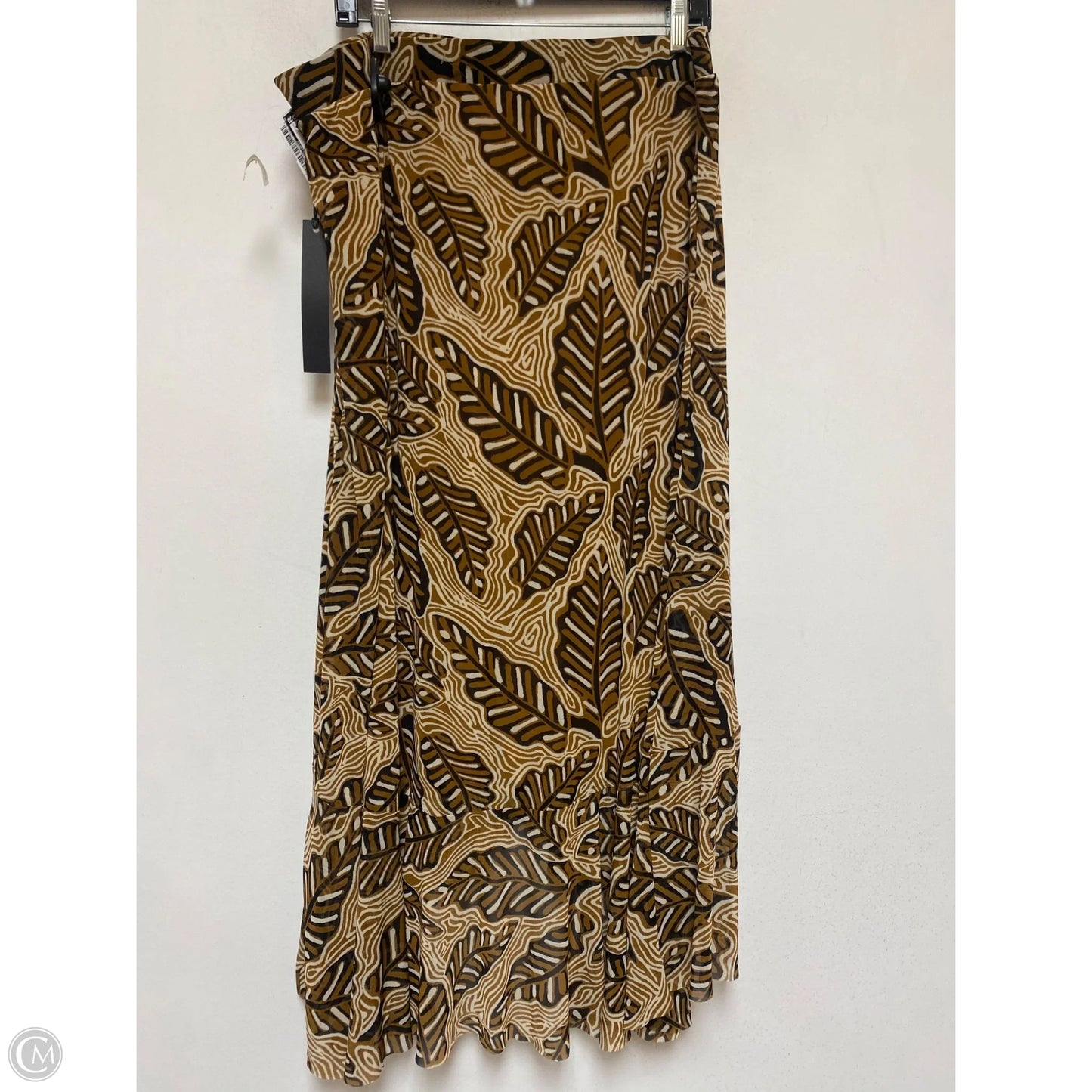 Skirt Midi By Jane And Delancey In Black & Brown, Size: 14