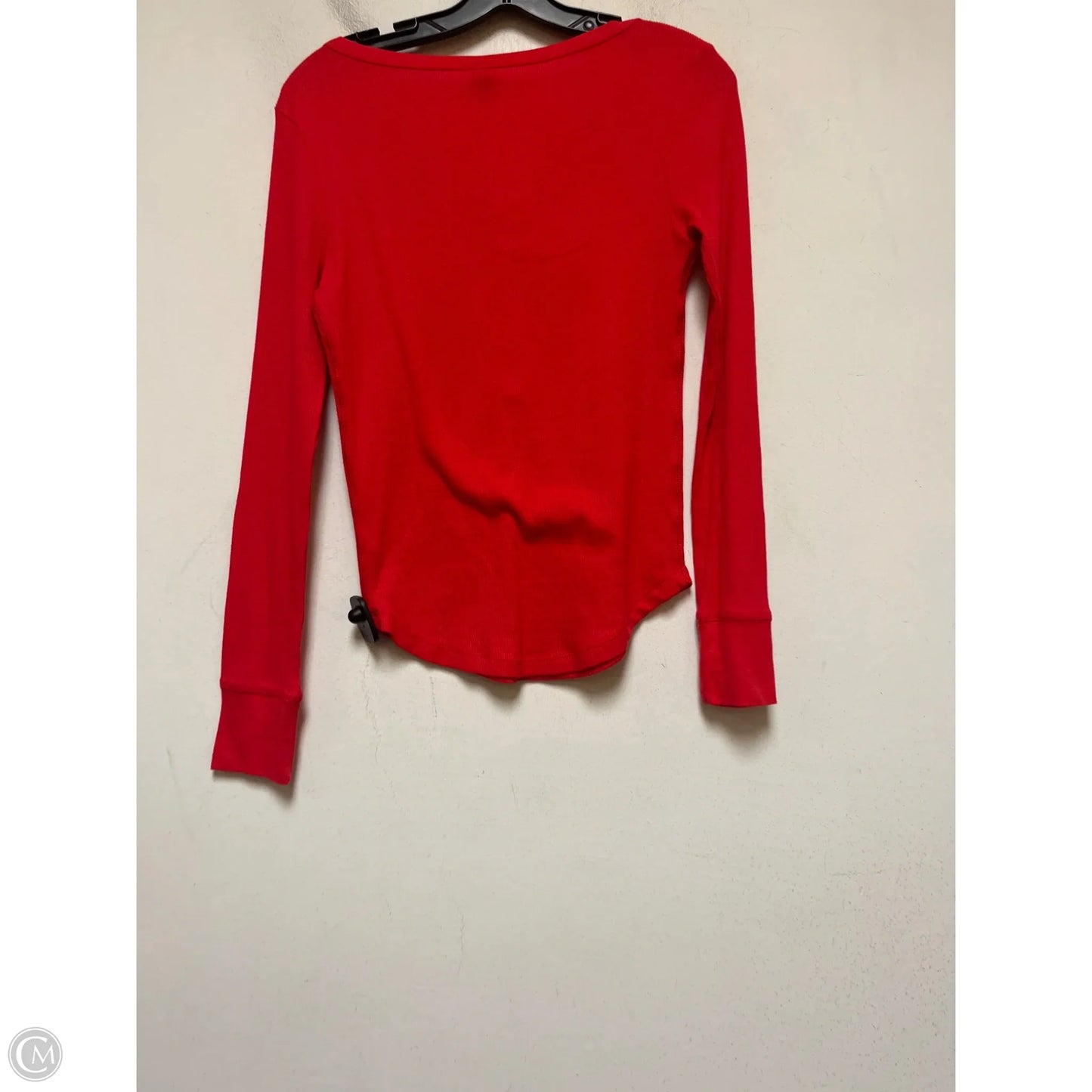 Top Long Sleeve Basic By Wild Fable In Red, Size: S
