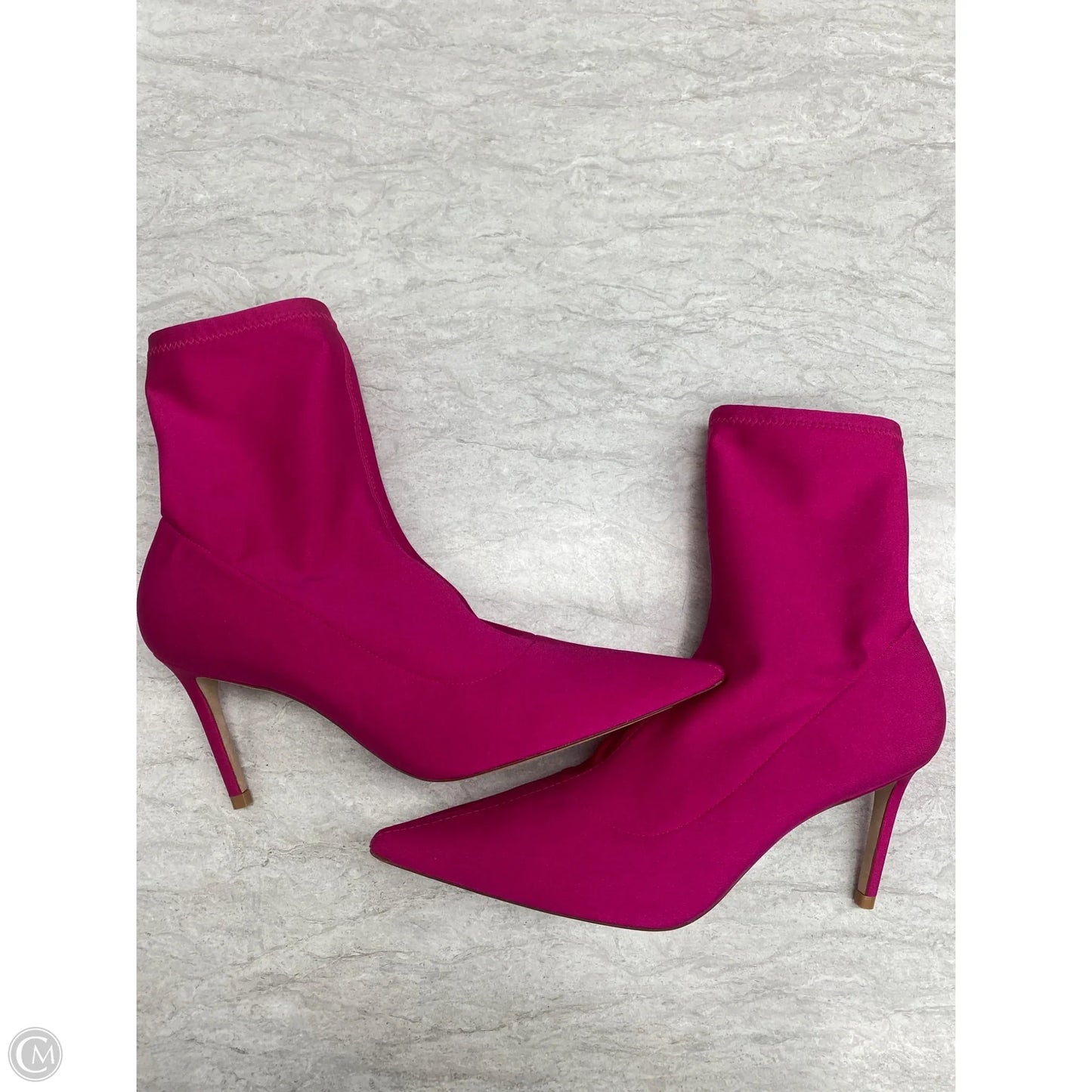 Boots Designer By Stuart Weitzman In Pink, Size: 11.5