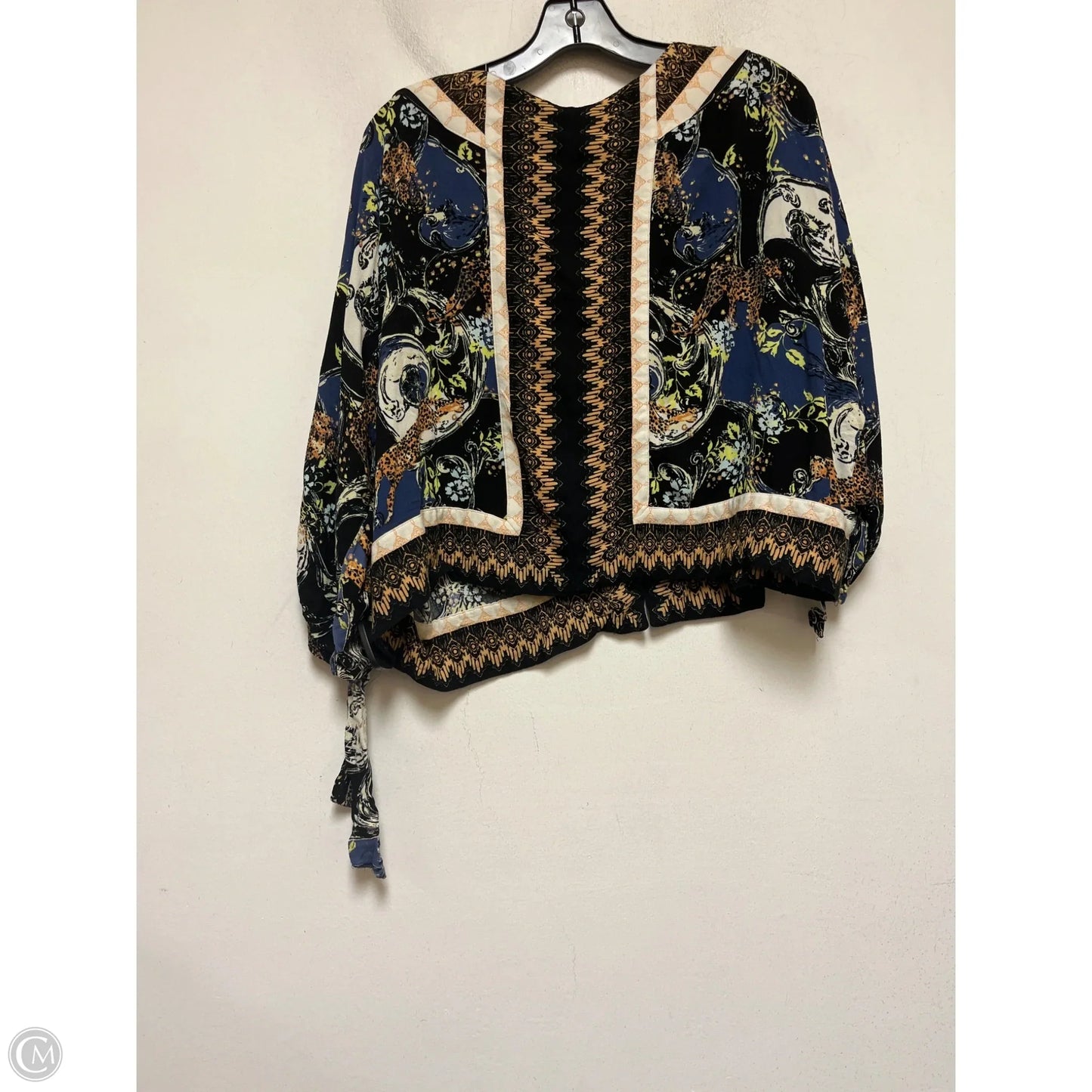 Top Short Sleeve By Johnny195-195137-14370 Was In Floral Print, Size: L