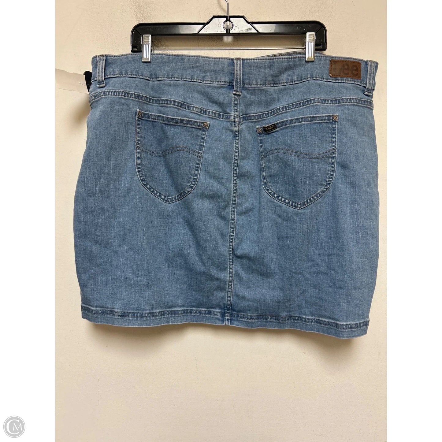 Skort By Lee In Blue Denim, Size: 20