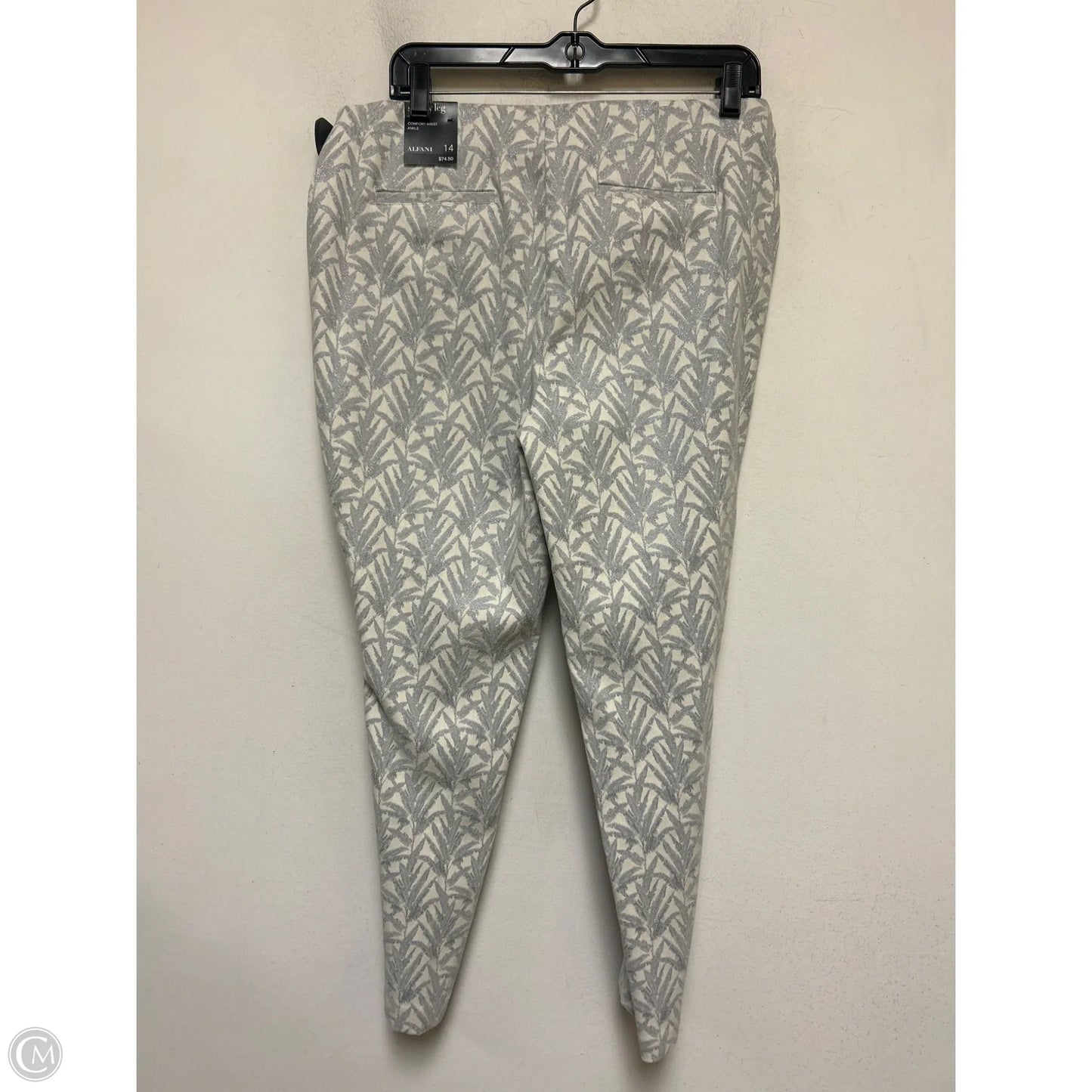Pants Other By Alfani In Grey & White, Size: 14