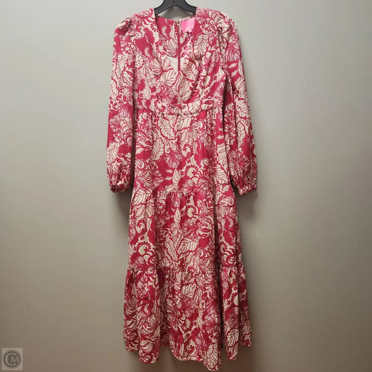 Dress Designer By Lilly Pulitzer In Red, Size: 0