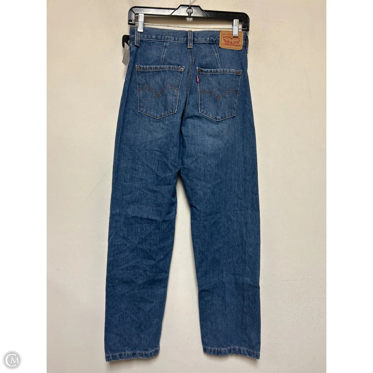 Jeans Boyfriend By Levis In Blue Denim, Size: 2