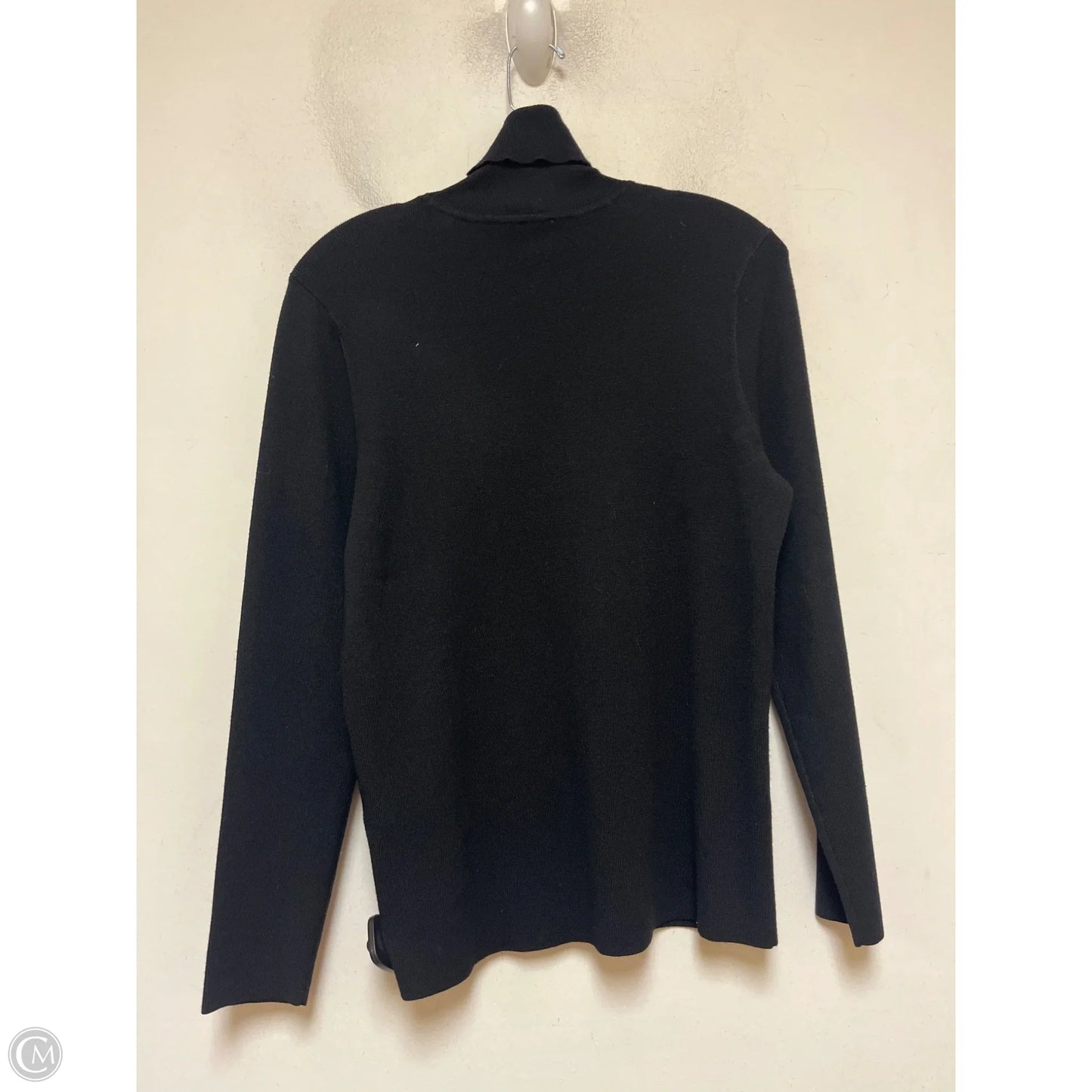Sweater By Chicos In Black, Size: L