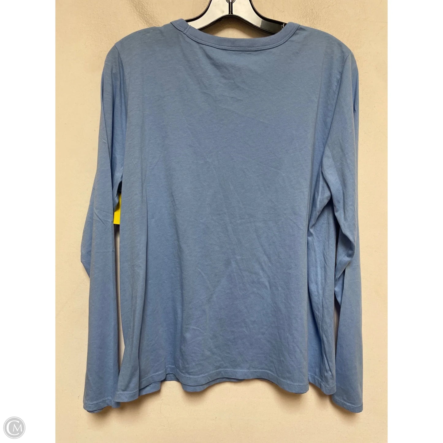 Top Long Sleeve Basic By Old Navy In Blue, Size: L