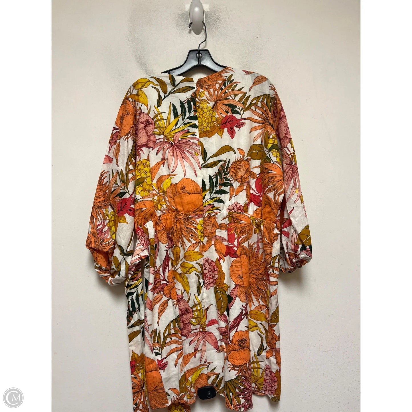 Dress Casual Short By Express In Tropical Print, Size: L