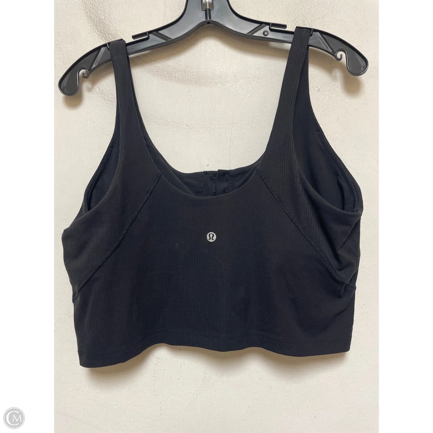 Athletic Tank Top By Lululemon In Black, Size: 14