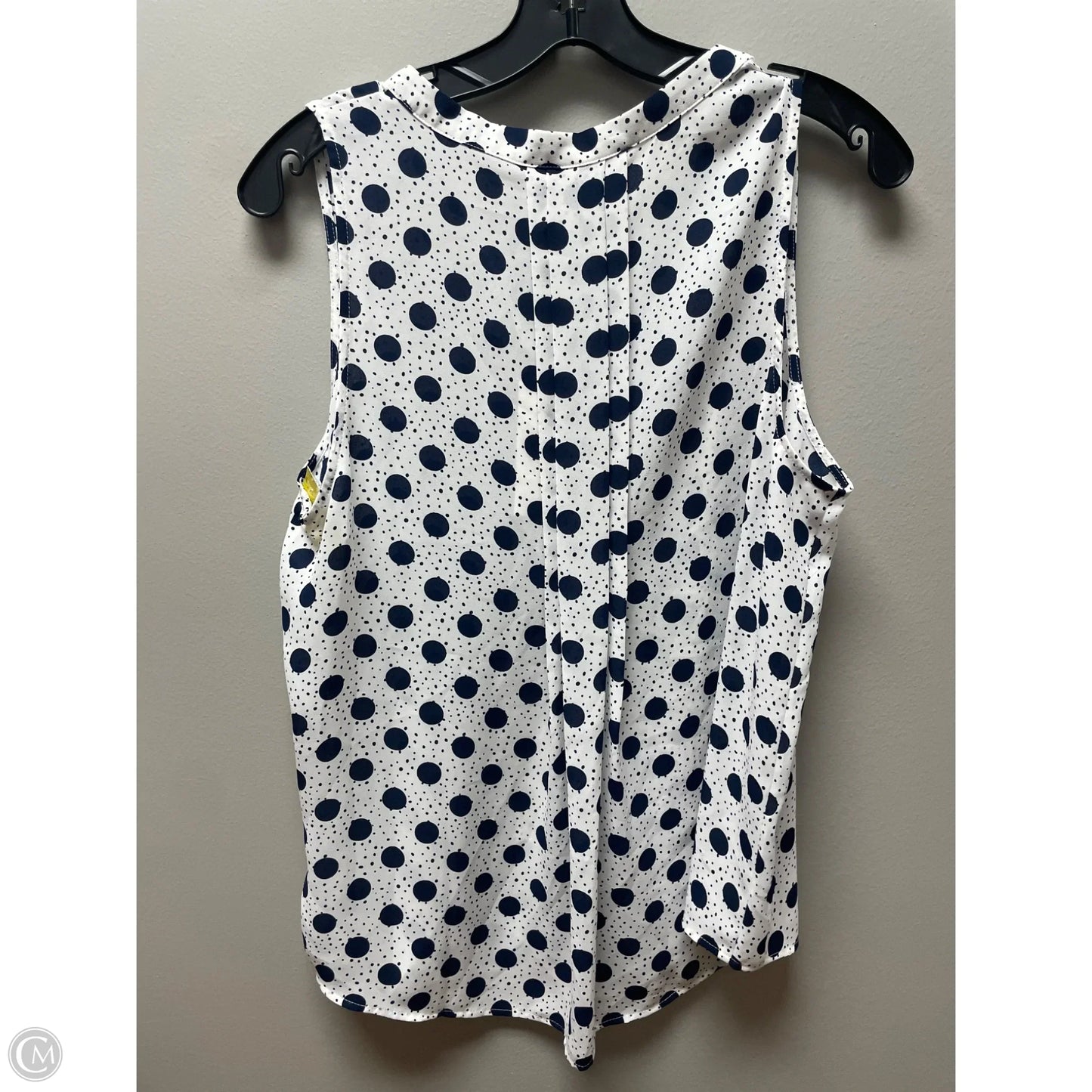 Top Sleeveless By 41 Hawthorn In Polkadot Pattern, Size: M