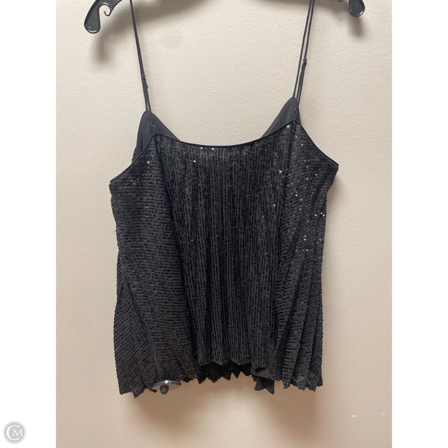 Top Sleeveless By Banana Republic In Black, Size: L