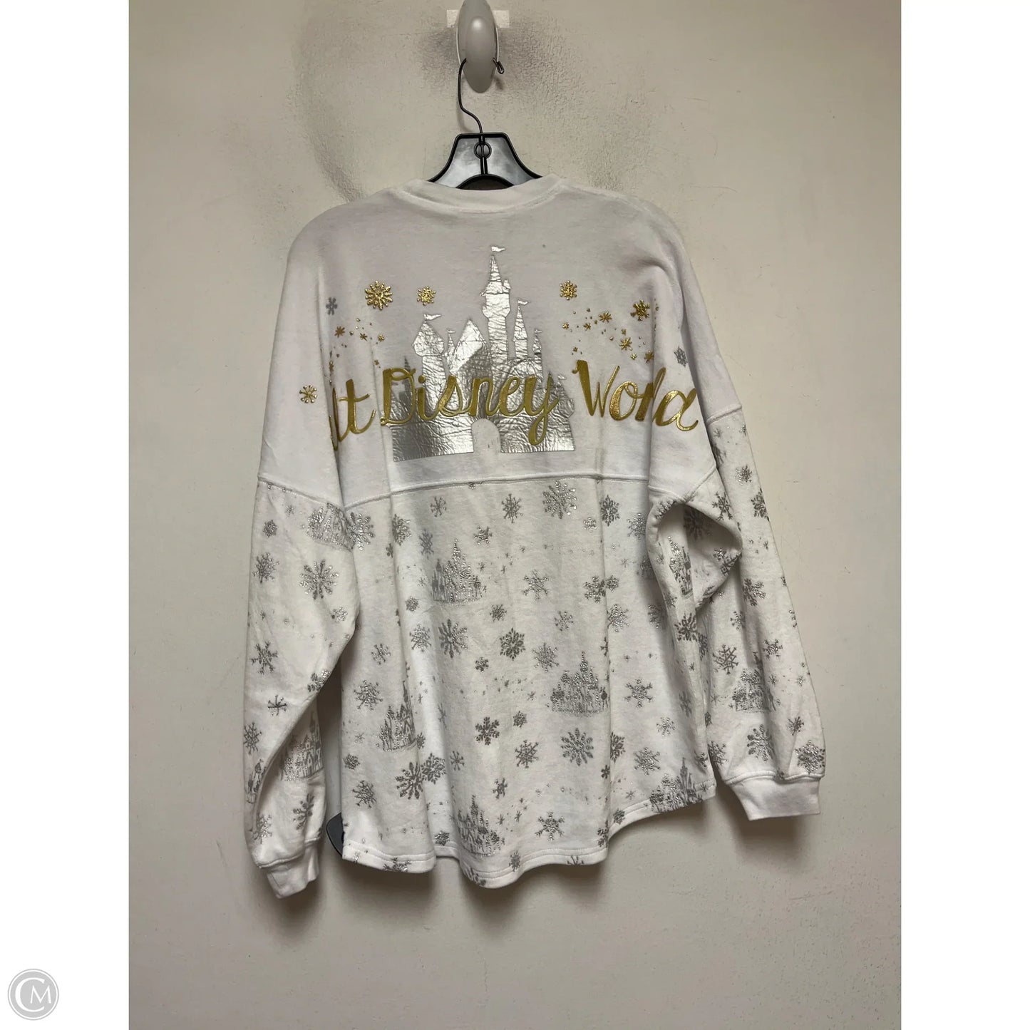 Top Long Sleeve By Disney Store In White, Size: M