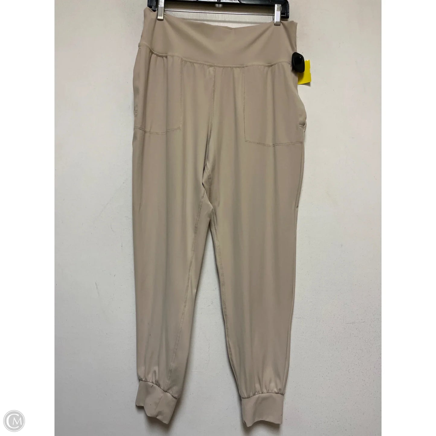 Athletic Pants By Crane In Tan, Size: L
