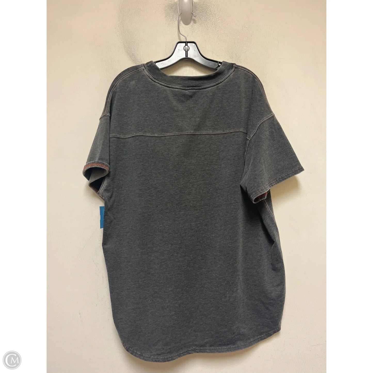 Top Short Sleeve By Free People In Grey, Size: Xs