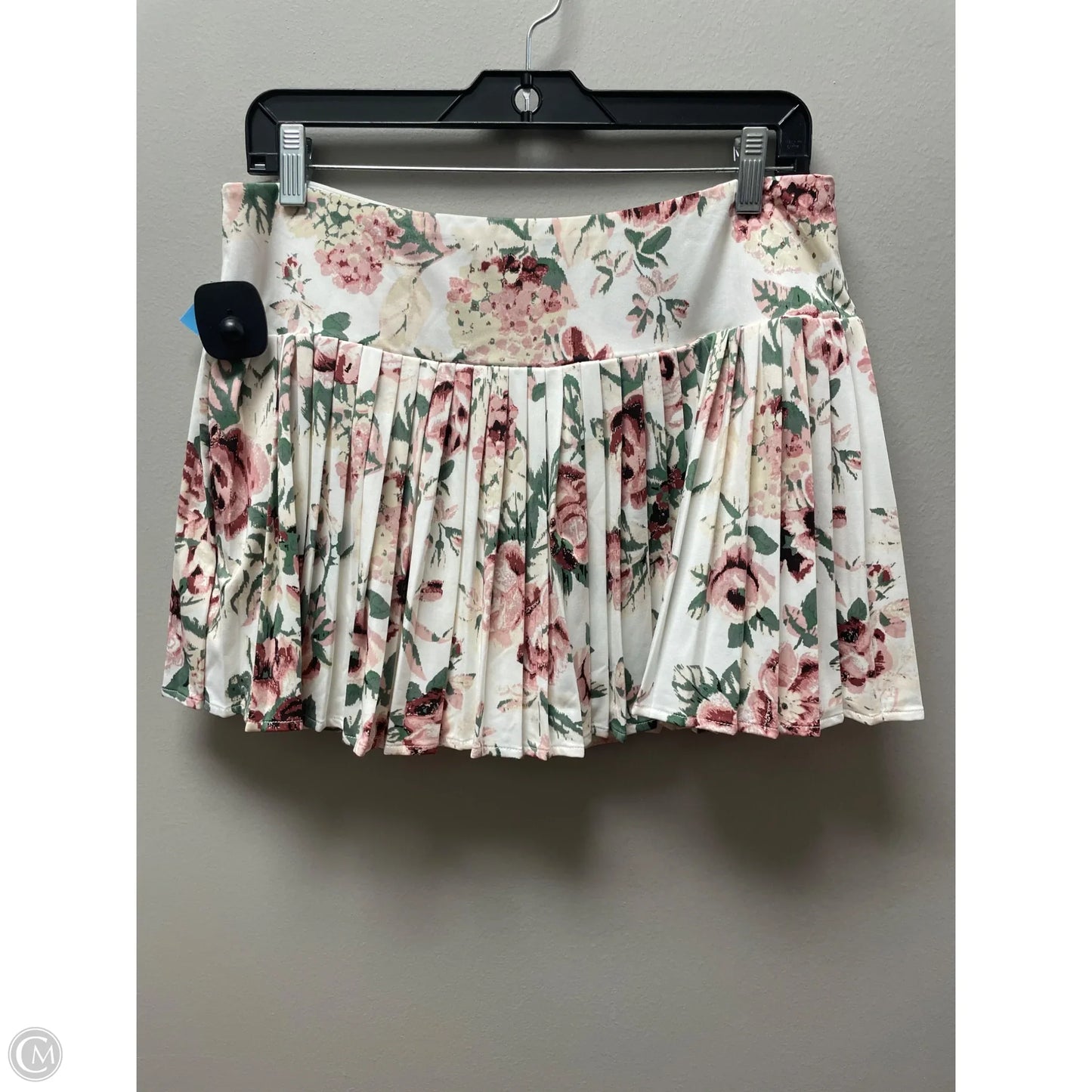 Athletic Skort By Laura Ashley In Floral Print, Size: Xl
