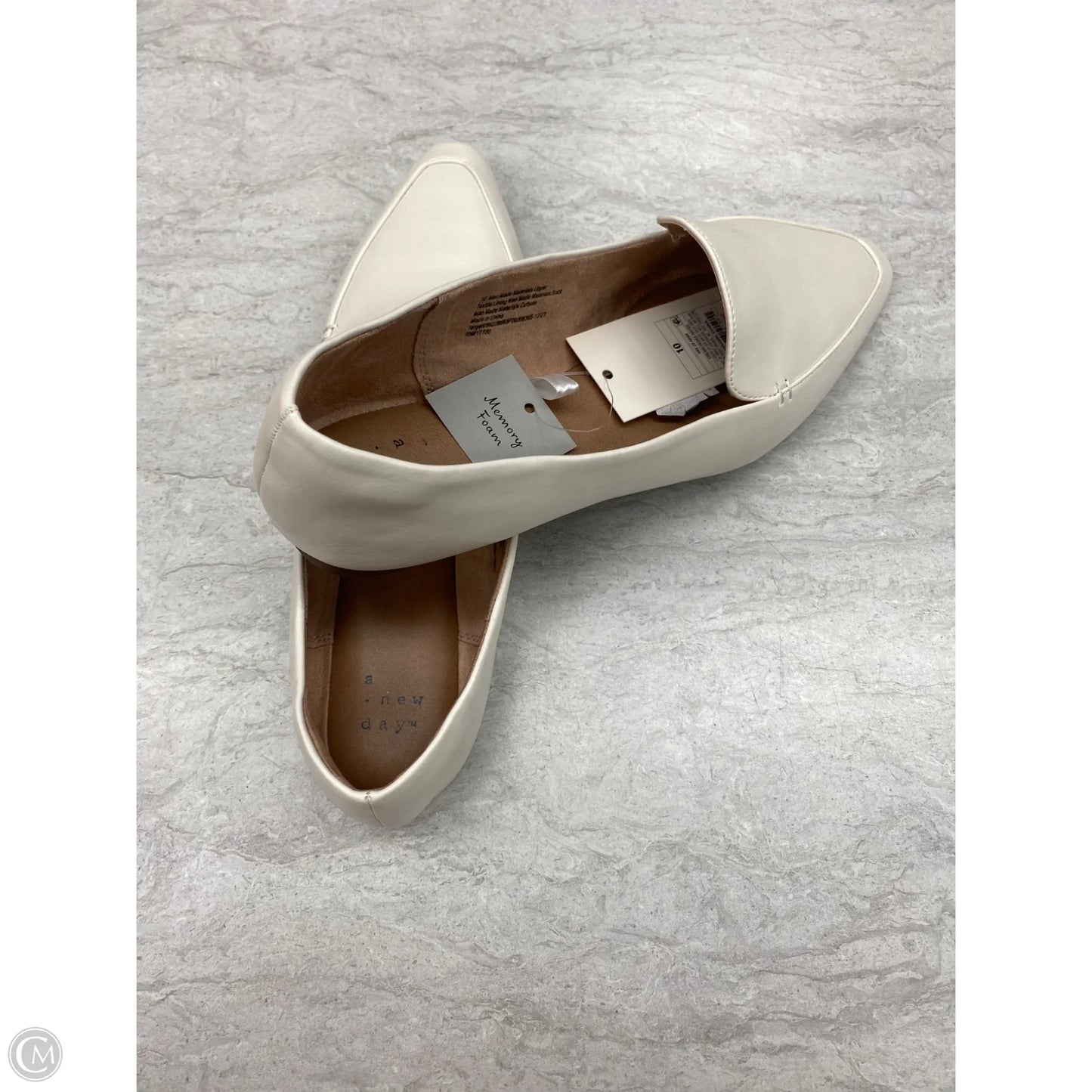 Shoes Flats By A New Day In Cream, Size: 10
