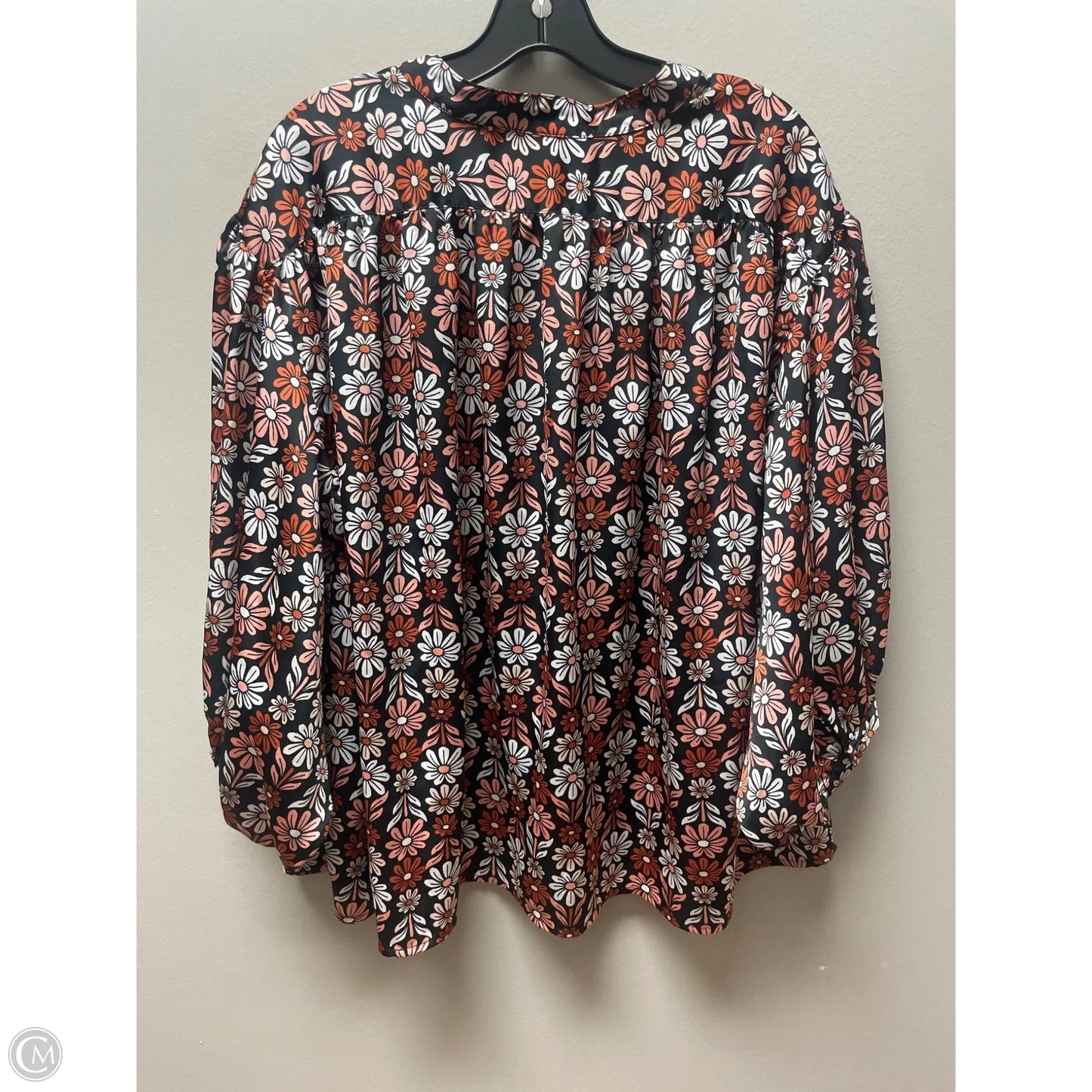Top Short Sleeve By Ryegrass In Floral Print, Size: 2x