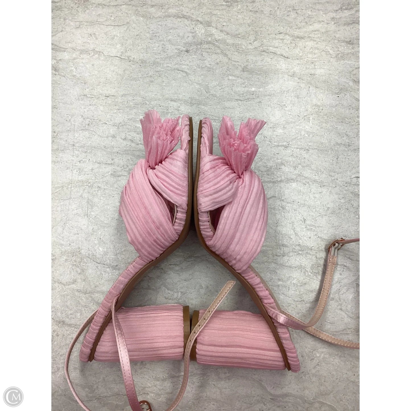 Shoes Heels Block By Clothes Mentor In Pink, Size: 7