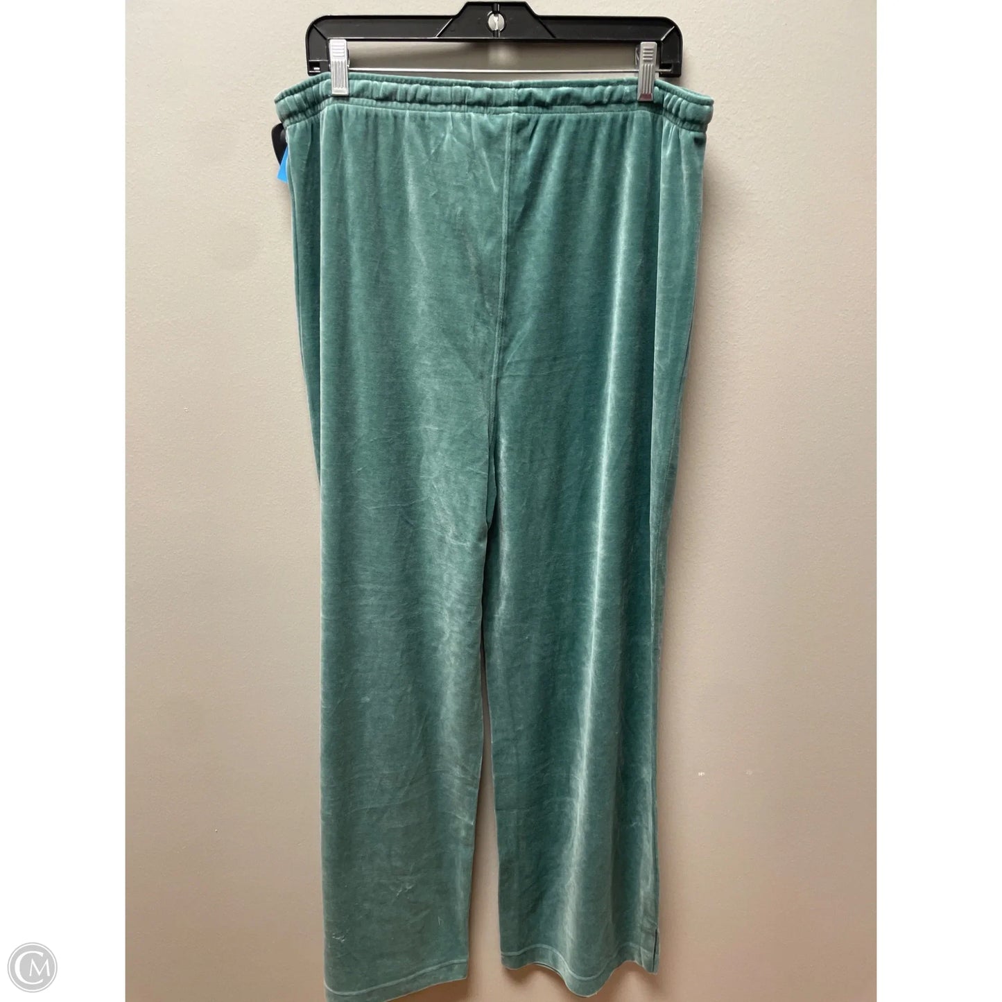 Athletic Pants By Victorias Secret In Green, Size: L