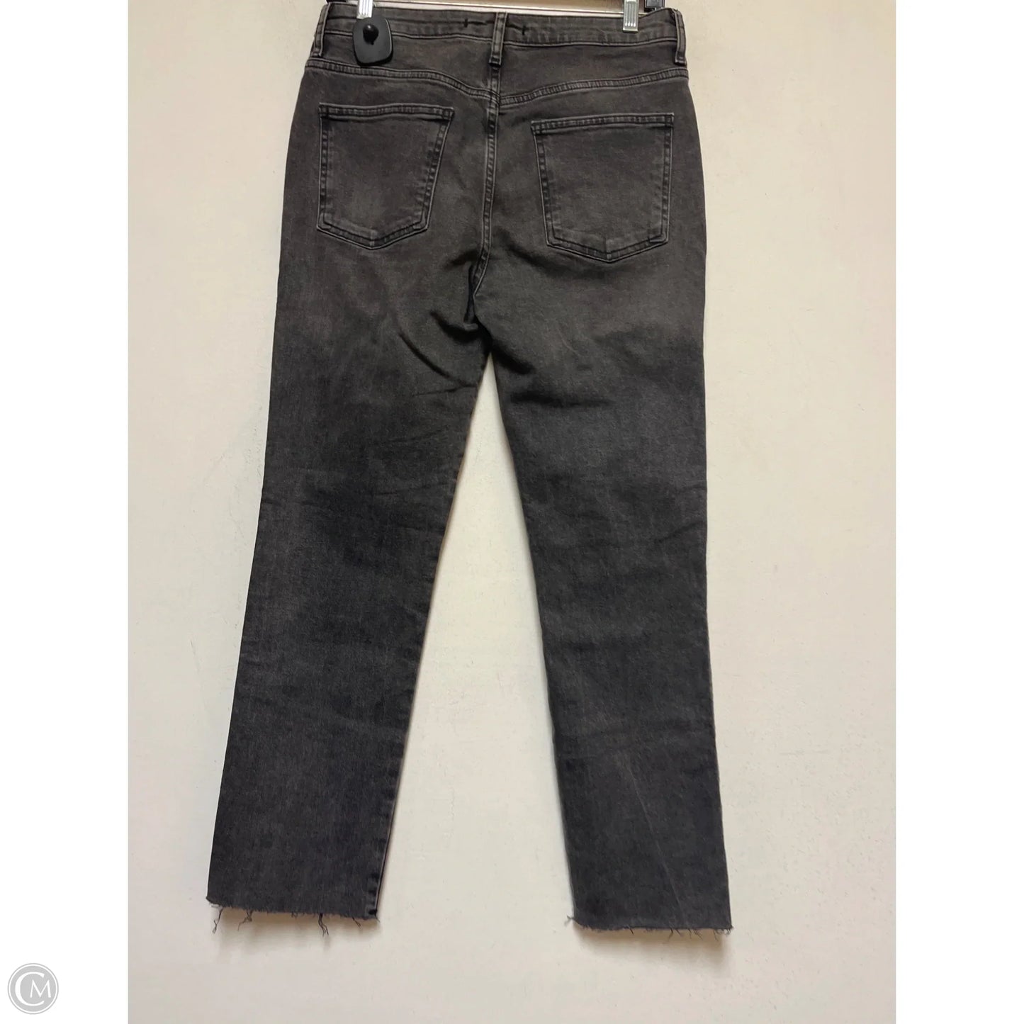 Jeans Straight By Free People In Grey Denim, Size: 6