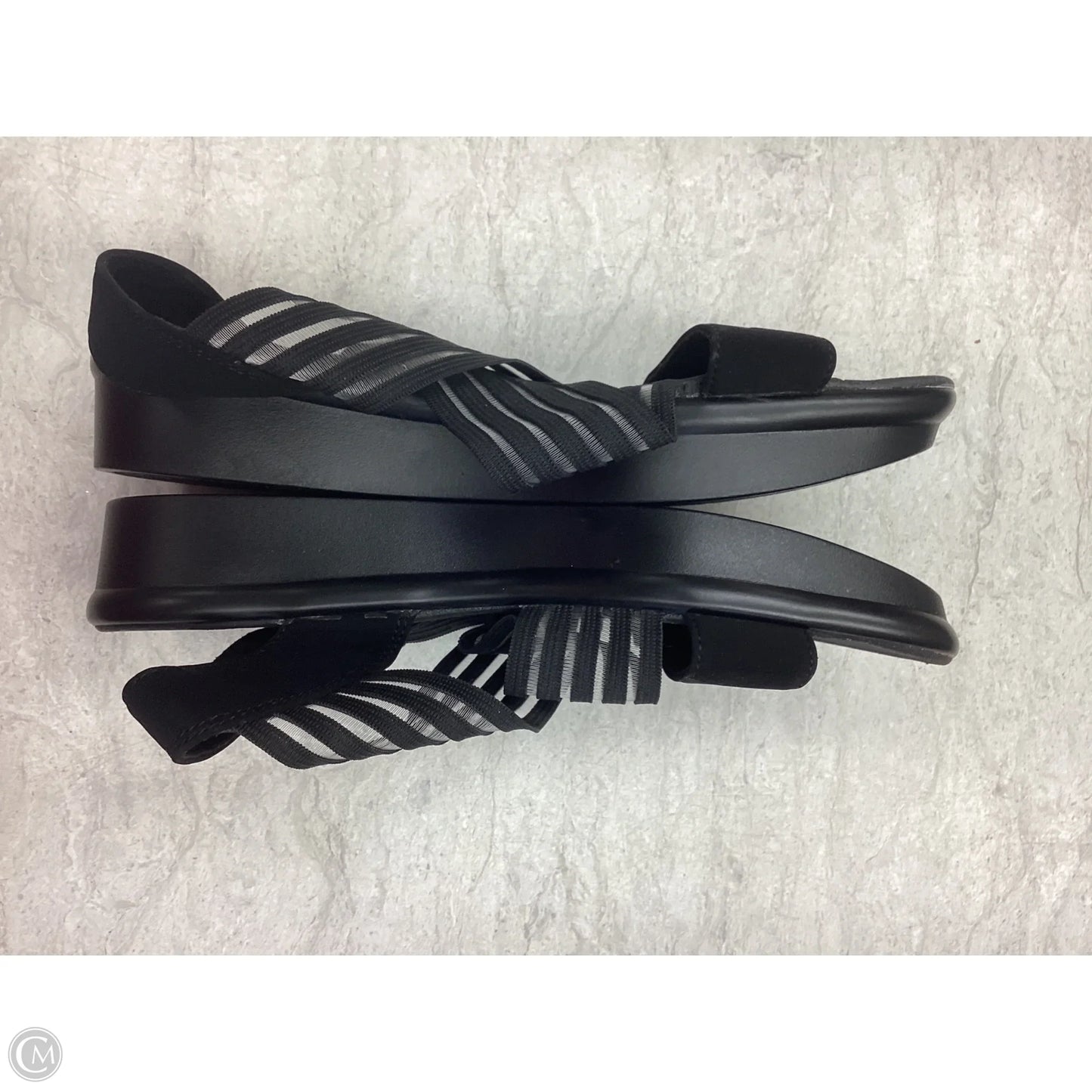 Sandals Flats By Skechers In Black, Size: 6.5