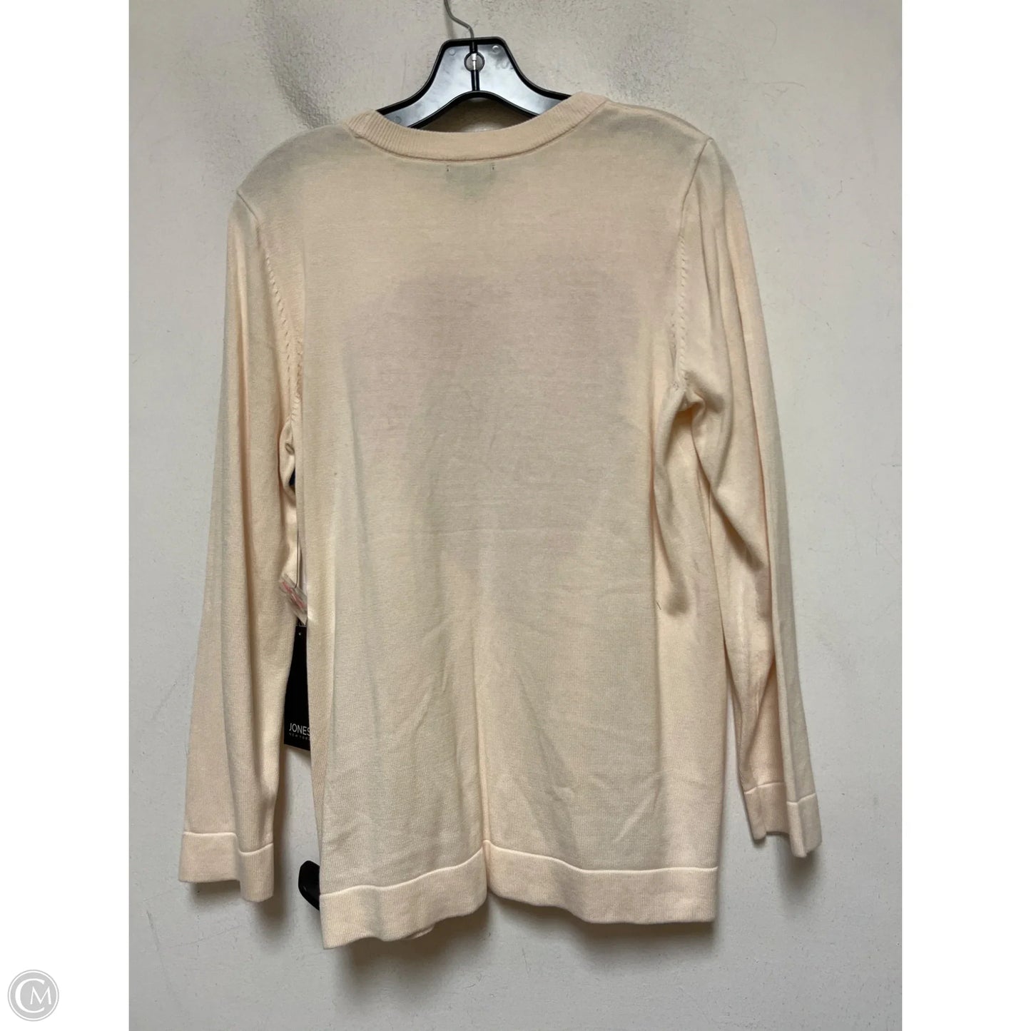 Sweater By Jones New York In Pink & Tan, Size: M