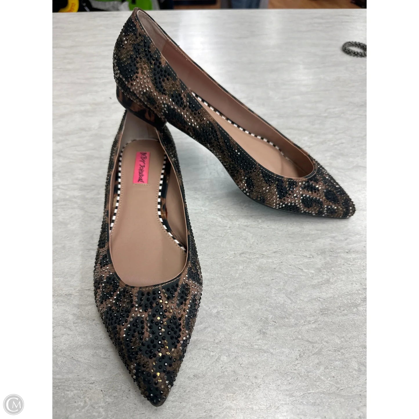 Shoes Flats By Betsey Johnson In Animal Print, Size: 9