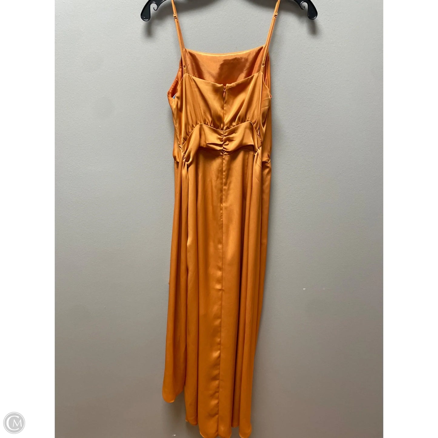Dress Casual Midi By Express In Orange, Size: Xs