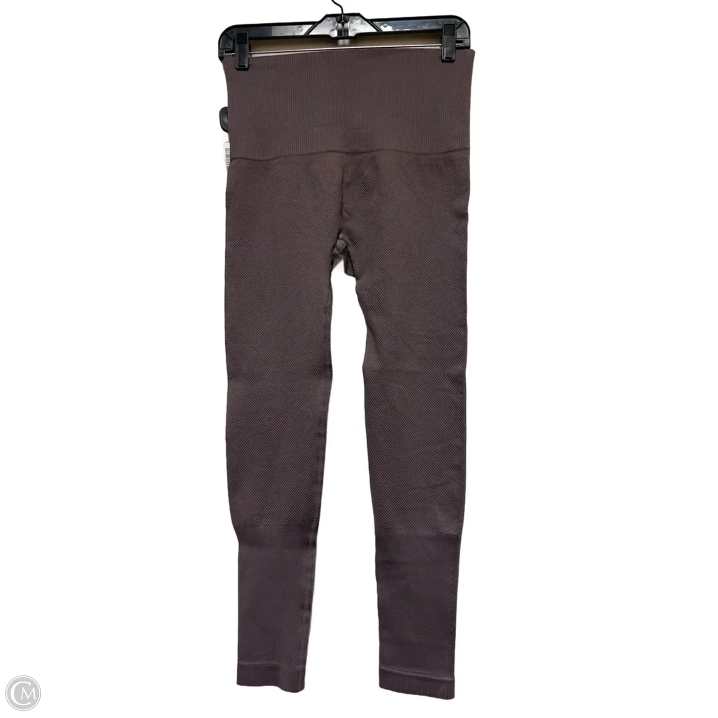 Athletic Leggings By Savvi In Grey, Size: L