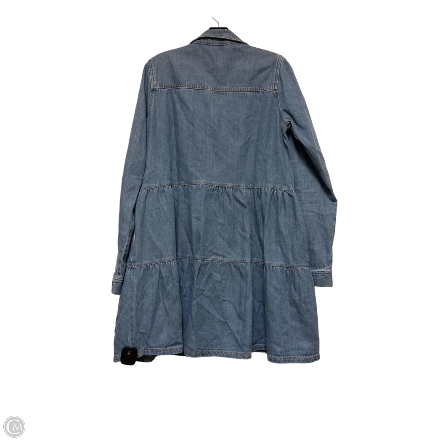 Dress Casual Short By Free People In Blue Denim, Size: L