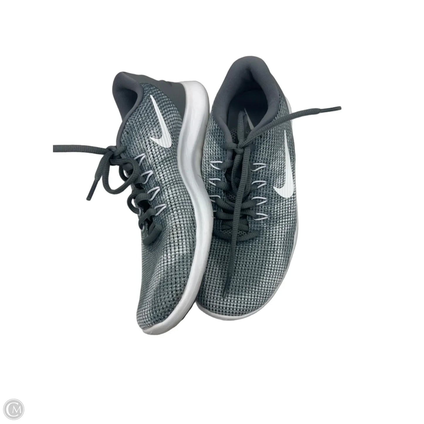 Shoes Athletic By Nike In Grey & White, Size: 6.5