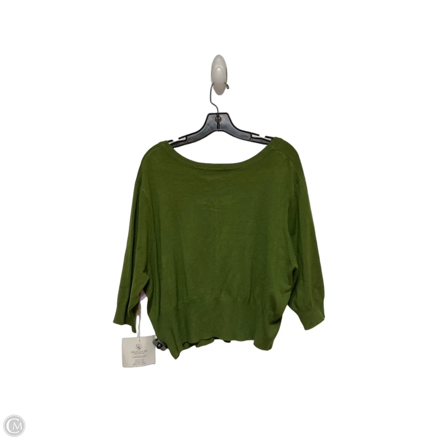 Cardigan By Ashley Stewart In Green, Size: 3x