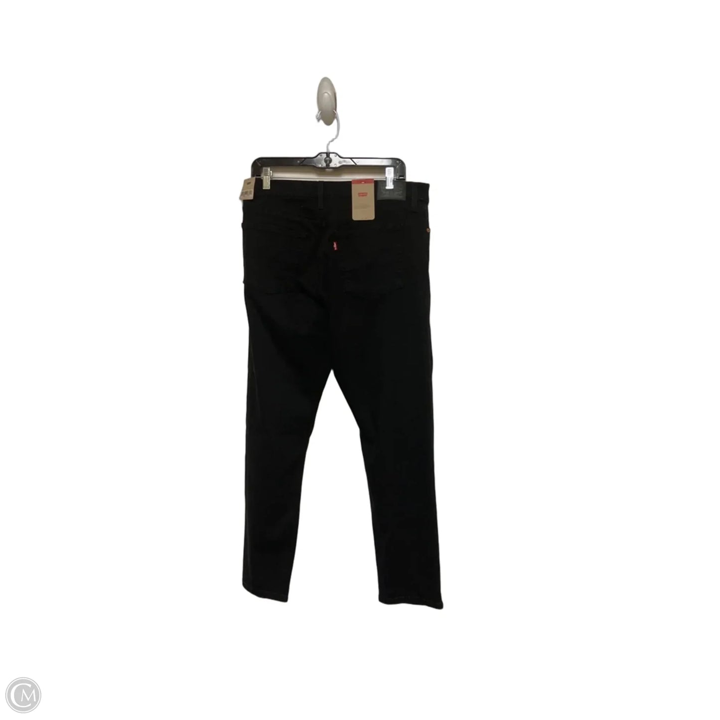 Jeans Straight By Levis In Black, Size: 12 (Size 31)