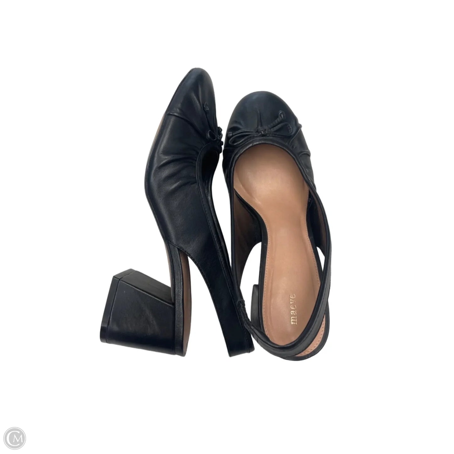 Shoes Heels Block By Maeve In Black, Size: 7.5