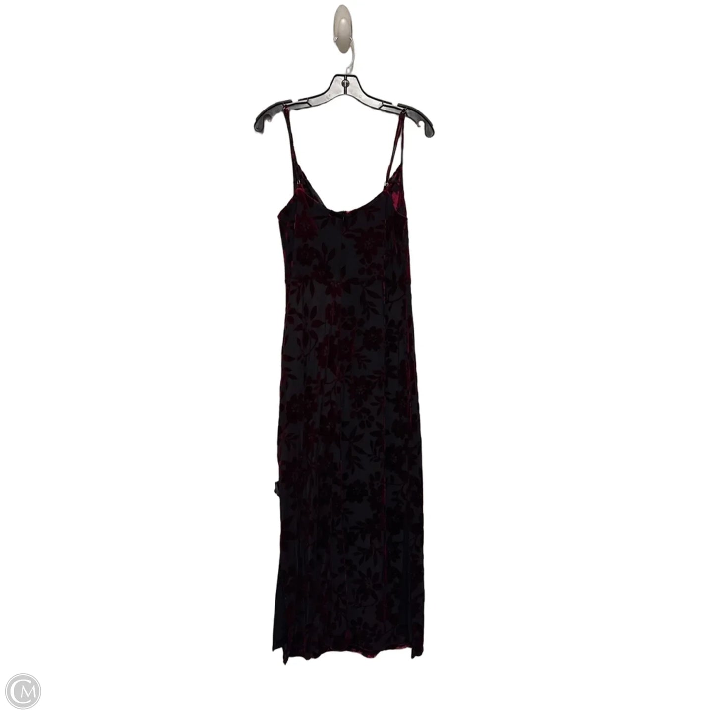 Dress Casual Midi By Taylor In Black & Red, Size: M