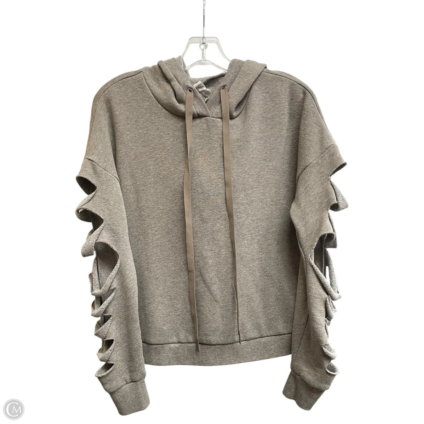 Sweatshirt Hoodie By Alo In Taupe, Size: S