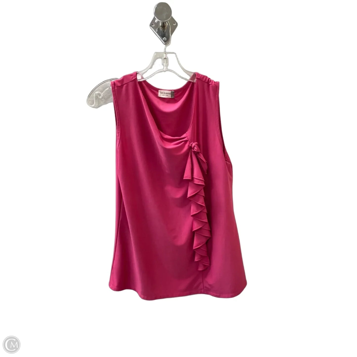 Top Sleeveless By Jon And Anna In Pink, Size: M