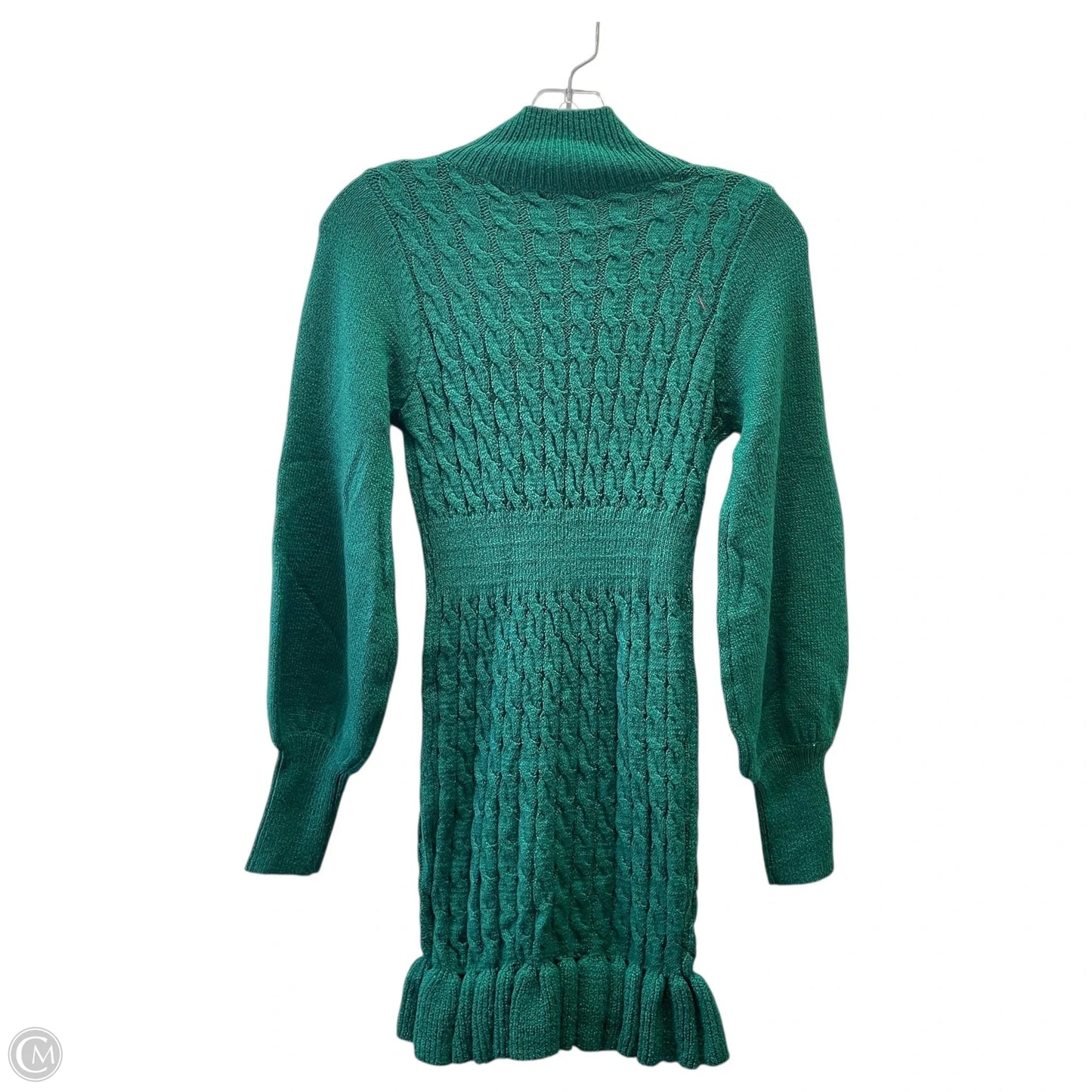 Dress Casual Midi By Cme In Green, Size: S