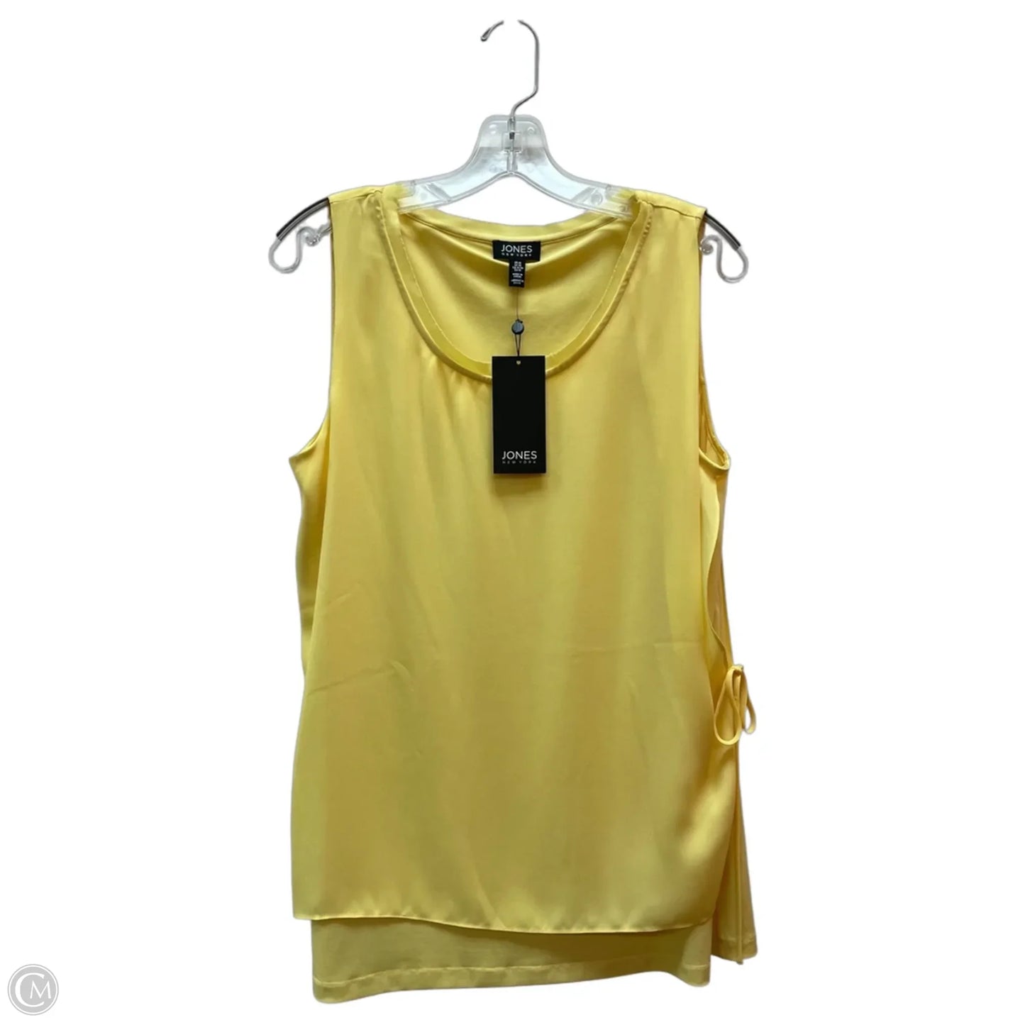 Blouse Sleeveless By Jones New York In Yellow, Size: M