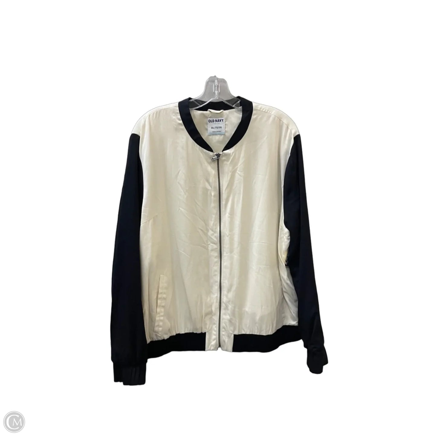 Jacket Other By Old Navy In Black & Cream, Size: 2x